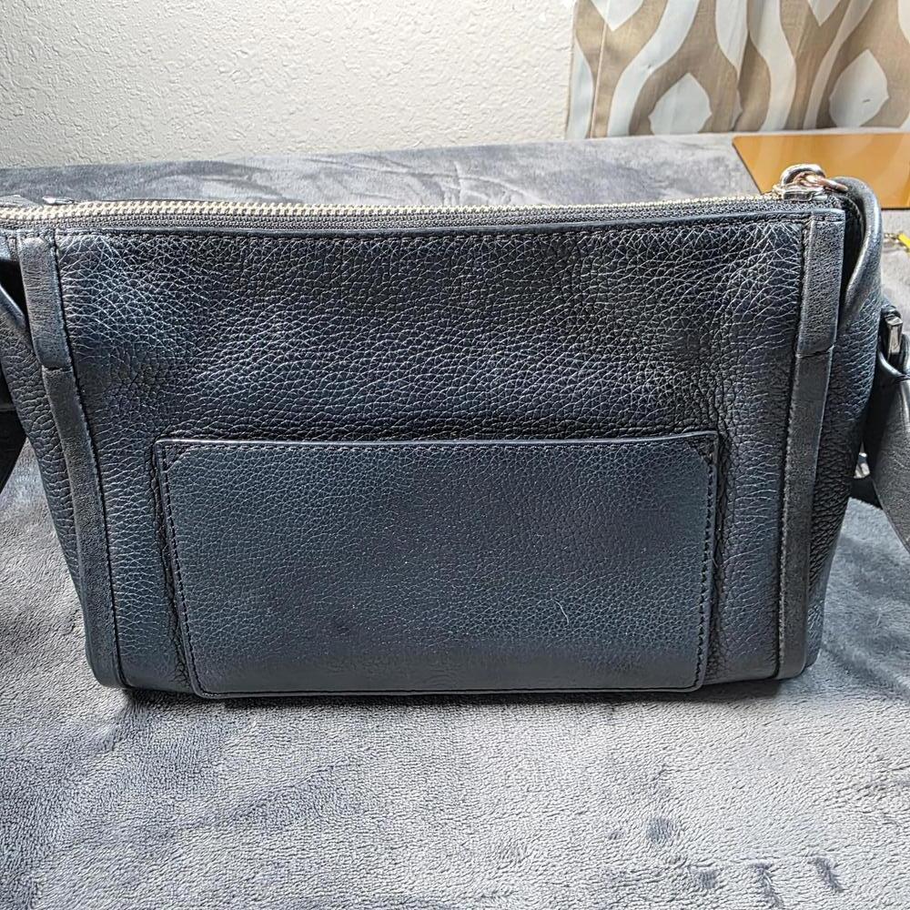 Michael Kors Carine Crossbody Pebbled Black Leather - Picture 10 of 14